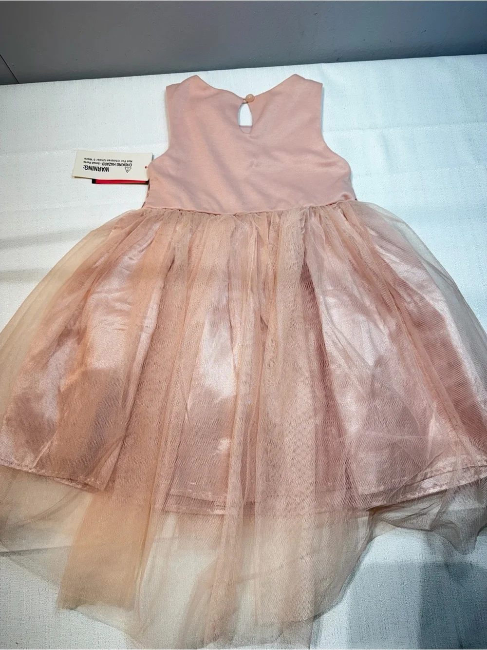 Lily Blush Pink Sequin Tulle Party Dress